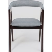 Стул с подлокотниками Оримэкс Лондон (серая рогожка Kiton 06/темный бук)