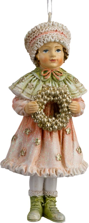 

Елочная игрушка Erich Krause Decor. Девочка с венком 64534