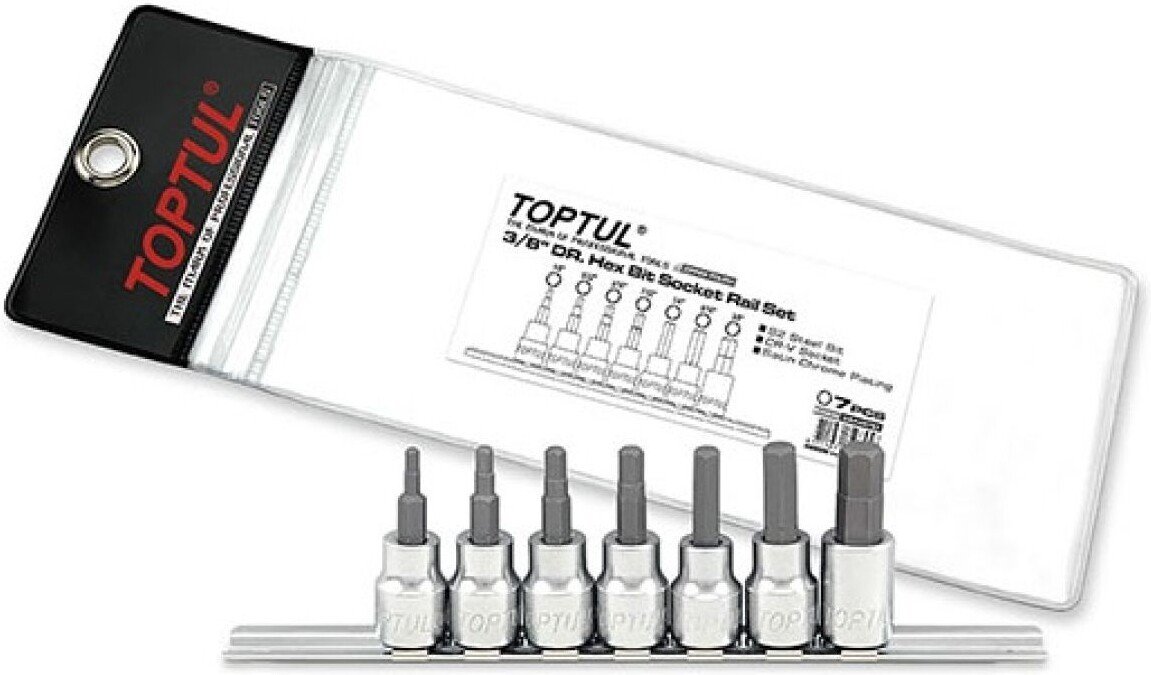

Набор головок слесарных Toptul GBAG0702