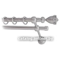 Карниз для штор Lm Decor Кубок 110 2р витой (сатин, 2м)