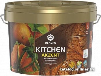 Краска Eskaro Akzent Kitchen 0.9л (белый)