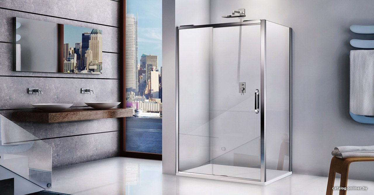 Душевой уголок Good Door Antares WTW+SP 130x80 (прозрачное/хром)