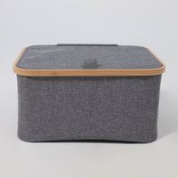 Коробка для хранения AksHome IRIS (бамбук)