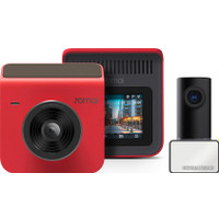 Видеорегистратор 70mai Dash Cam A400 + камера заднего вида RC09 (международная версия, красный)