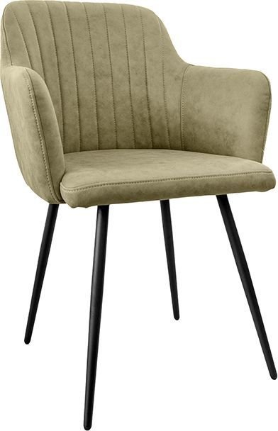 

Стул с подлокотниками King Style 104 (замша, оливковый)
