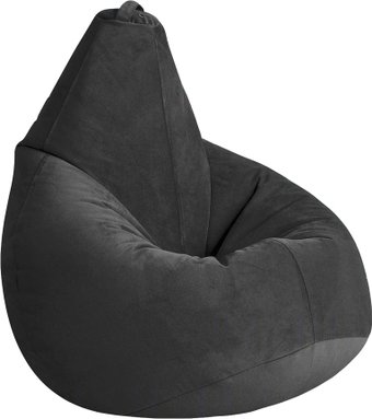 Kreslomeshki Груша велюр (L, черный)