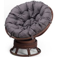 Кресло Calamus Rotan Papasan 23/01B (коричневый/серый)