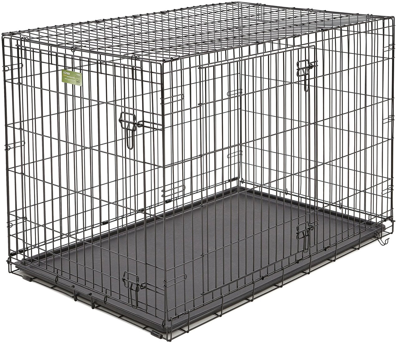 

Клетка Midwest iCrate для собак 2 двери 1548DD (122x76x84см, черный)