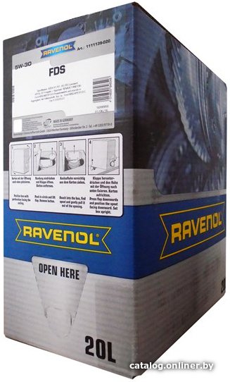 Моторное масло Ravenol FDS SAE 5W-30 20л