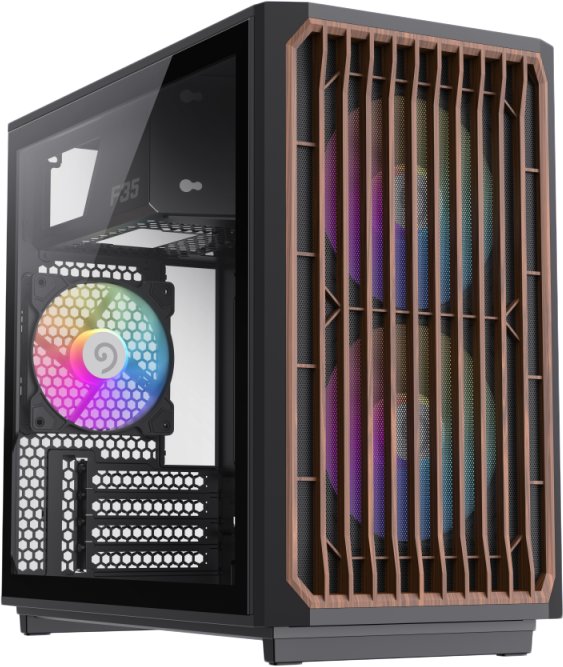 Корпус GameMax F35 BW (коричневый)