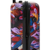 Чемодан-спиннер L'Case RIO-S 42/48 л (принт цветы)