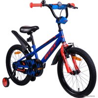 Детский велосипед AIST Pluto 20 (синий/красный, 2019)