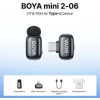Радиосистема BOYA Mini 2-06 (черный)