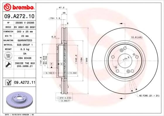 

Brembo 09A27211