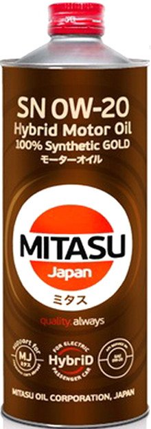 

Моторное масло Mitasu Gold Hybrid SN 0W-20 1л