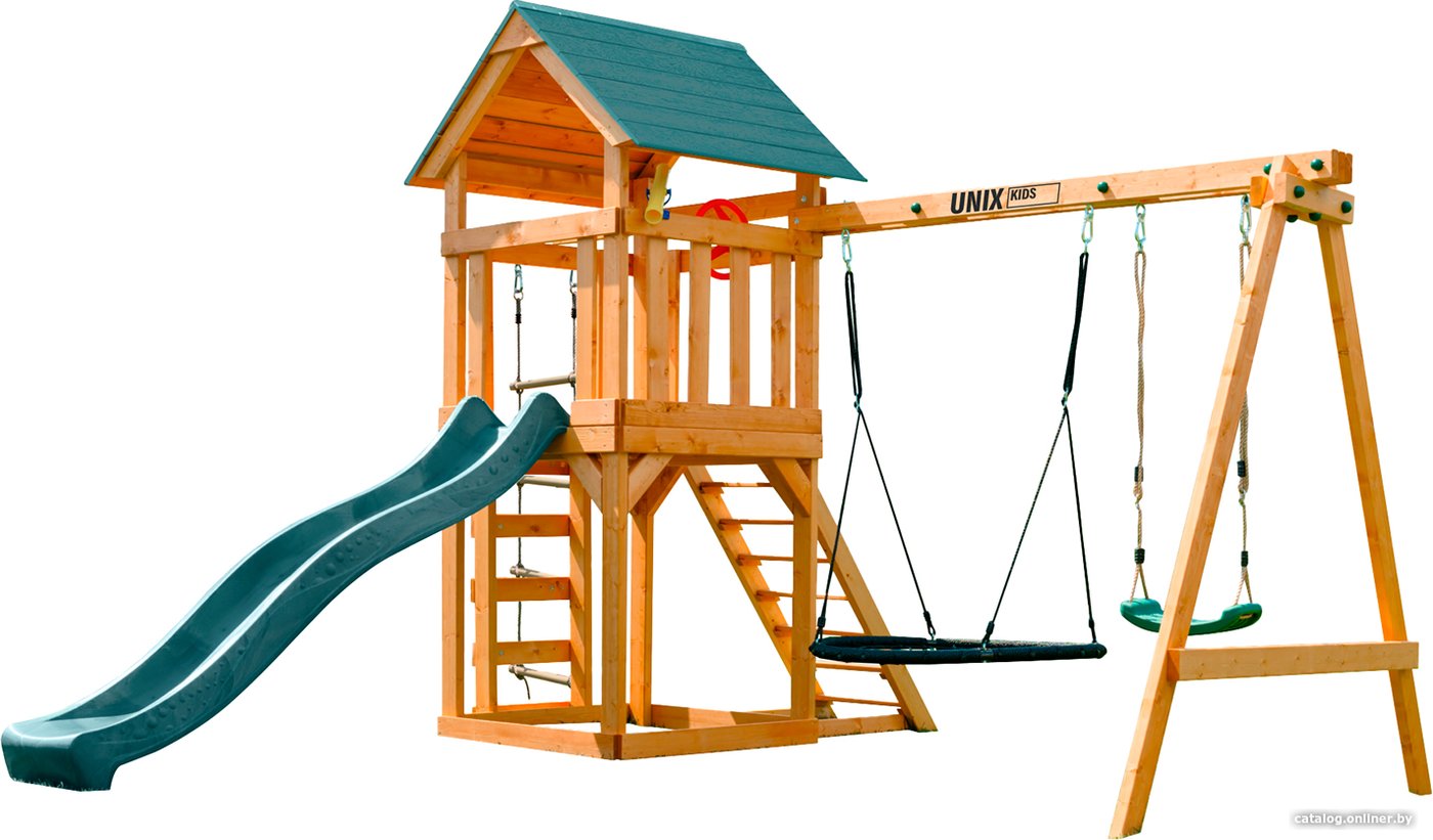 Игровой комплекс UNIX kids 6 in 1 Dark Green