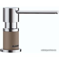 Дозатор для моющего средства Blanco Lato (хром/серый беж)