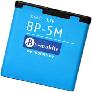 

Аккумулятор для телефона By-mobile совместим с Nokia BP-5M
