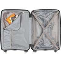 Чемодан-спиннер DoubleW YF-PP02 (L, серо-голубой)