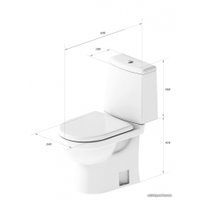 Унитаз напольный Sanita Luxe Next SL DM NXTSLCC01040622
