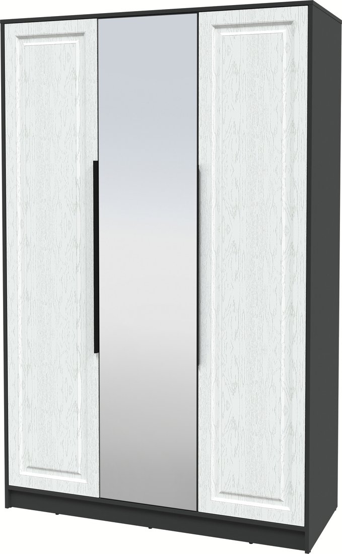 

Шкаф распашной Интерлиния Концепт КТ-Ш3з Деко (антрацит/дуб полярный)