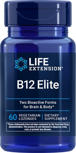 Витамин Life Extension B12 Elite (60 пастилок)