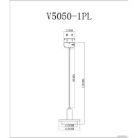 Подвесная люстра Moderli Solumn V5050-1PL