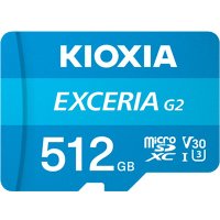 Карта памяти Kioxia Exceria G2 microSDXC LMEX2L512GG2 512GB (с адаптером)