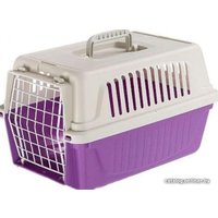 Переноска Ferplast Atlas 20 (фиолетовый, с ковриком и поилкой)