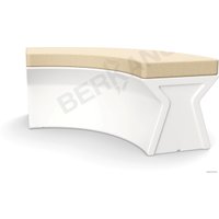 Скамейка Berkano X-seat Arc 230_019_03 (белый/бежевый)