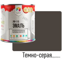 Эмаль LIDA ПФ-115 2 л (темно-серый)