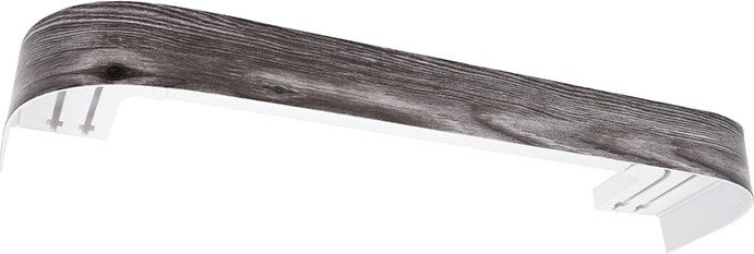 

Карниз для штор Legrand Шервуд 5см с/п 2м 2р 58146445 (серый)