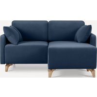 Угловой диван Divan Льери Мини Velvet Blue 240321 (синий)