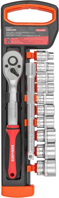 

Набор трещотка с головками BaumAuto BM-013-5MSA (12 предметов)