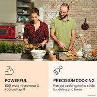 Микроволновая печь Klarstein Julieta (красный)