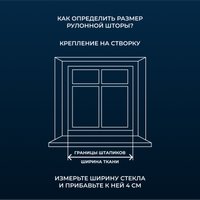 Рулонные шторы Franc Gardiner Blackout Dublin 55x160 6530338 (бежевый)