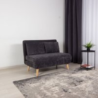 Диван DiArt Элли 1000 (велюр Sensey graphite/ножки светлые)