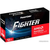 Видеокарта PowerColor Fighter Radeon RX 7700 XT 12GB GDDR6 RX 7700 XT 12G-F/OC