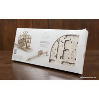 3Д-пазл Ugears Трамвай с рельсами