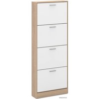 Тумба для обуви Империал 600 4-х дверная (дуб сонома/белый)