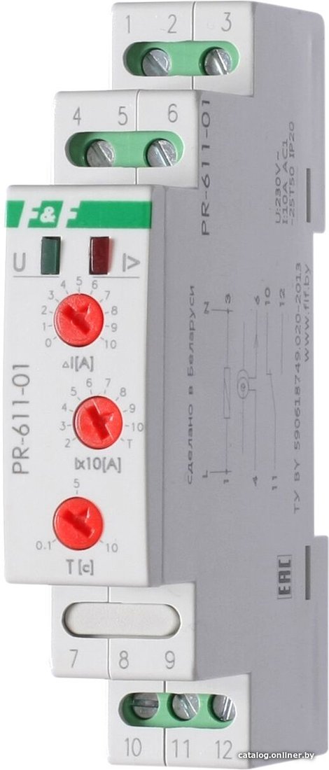 Реле тока Евроавтоматика F&F PR-611-01 EA03.004.003
