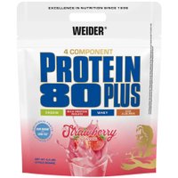 Протеин сывороточный (изолят) Weider Protein 80+ (клубника, 2 кг)
