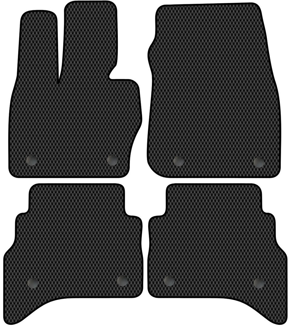 Комплект ковриков для авто Alicosta Land Rover Range Rover V (suv, гибрид / L460) 2021 - Н.В. (черный, ромб)