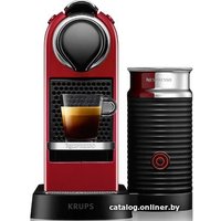 Капсульная кофеварка Nespresso CitiZ&Milk (красный)
