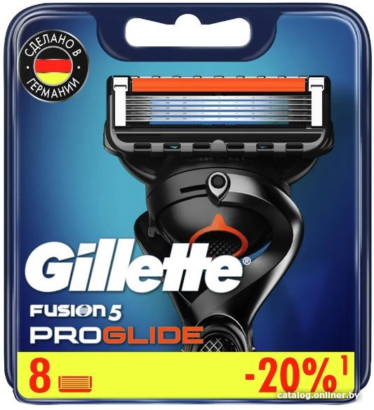 Сменные кассеты для бритья Gillette Fusion5 Proglide (8 шт) 7702018085545