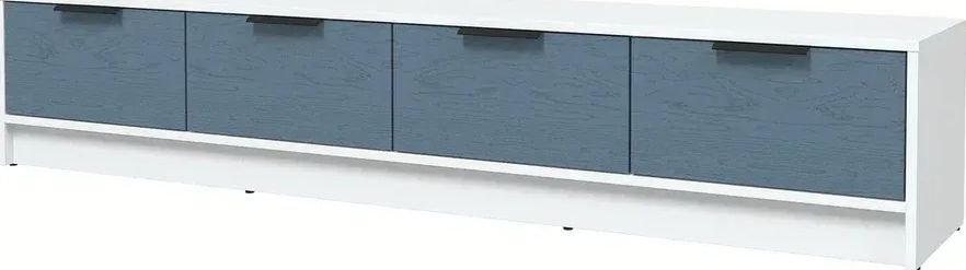 

Тумба Интерлиния ТВ Концепт КТ-ТВ4-35 Глосс (белый платинум/дуб лазурный)