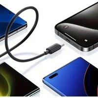 Кабель Usams US-SJ696 USB Type-C - USB Type-C (2 м, черный)