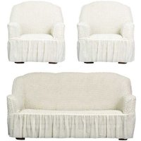 Пледы, покрывала Софатэкс Стандарт КПО 4 с оборкой 01666 (молочный)