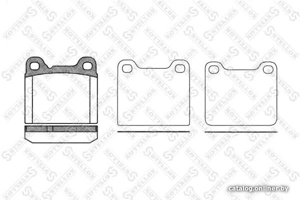 Тормозные колодки Stellox 268010SX