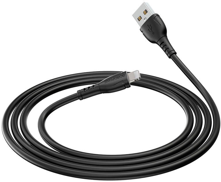 

Кабель Borofone BX51 USB Type-A - Lightning (1 м, черный)